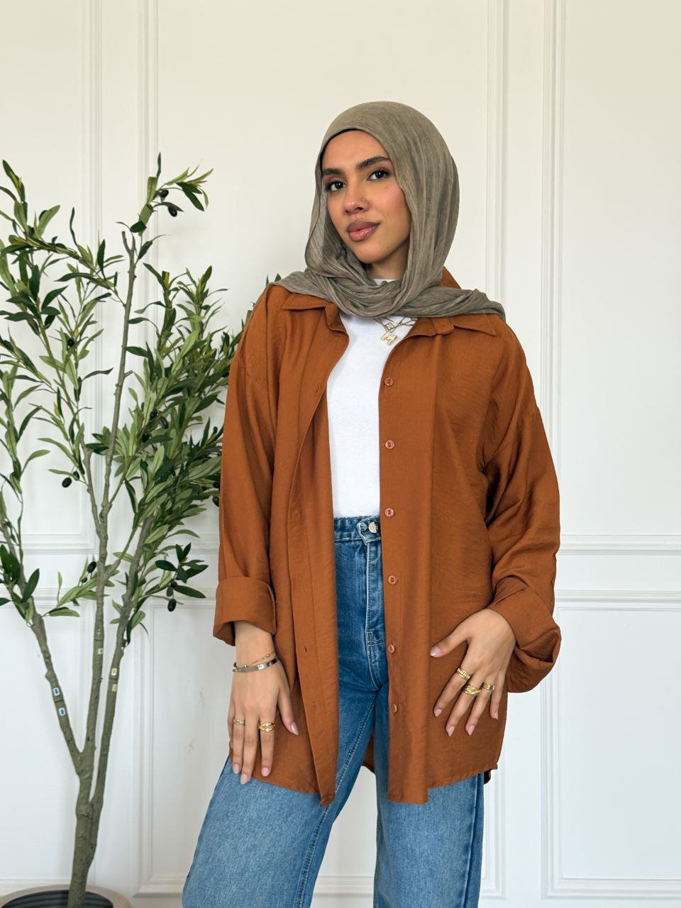 Nadeen Turkish Shirt - Linen