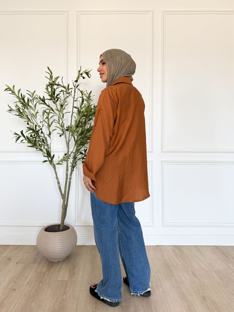 Nadeen Turkish Shirt - Linen