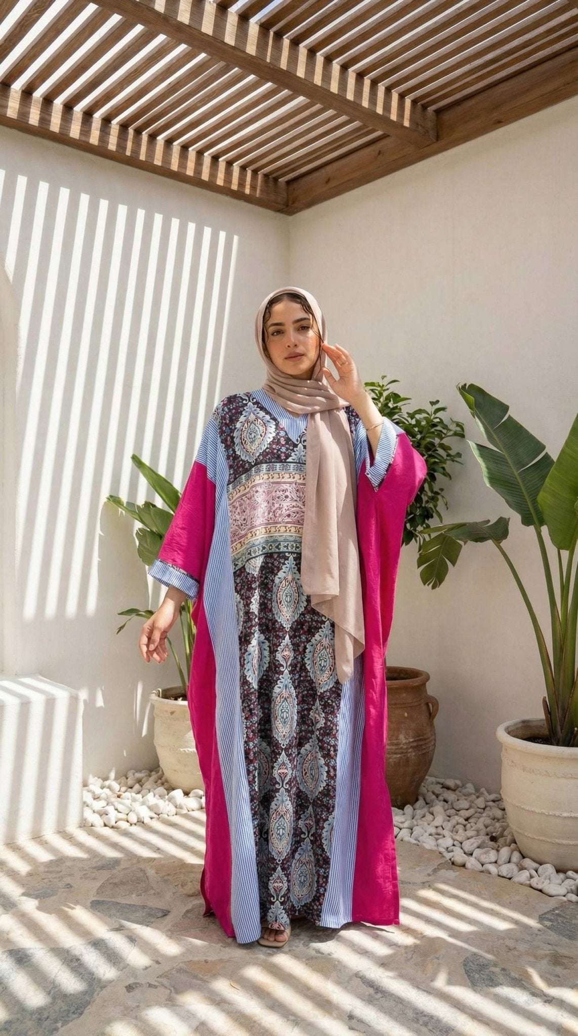 Modern Queen Linen Abaya