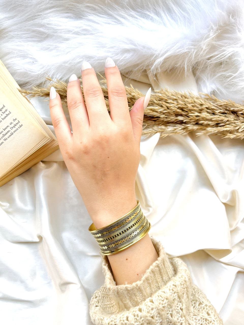 Dilara Bangle - Pure Copper