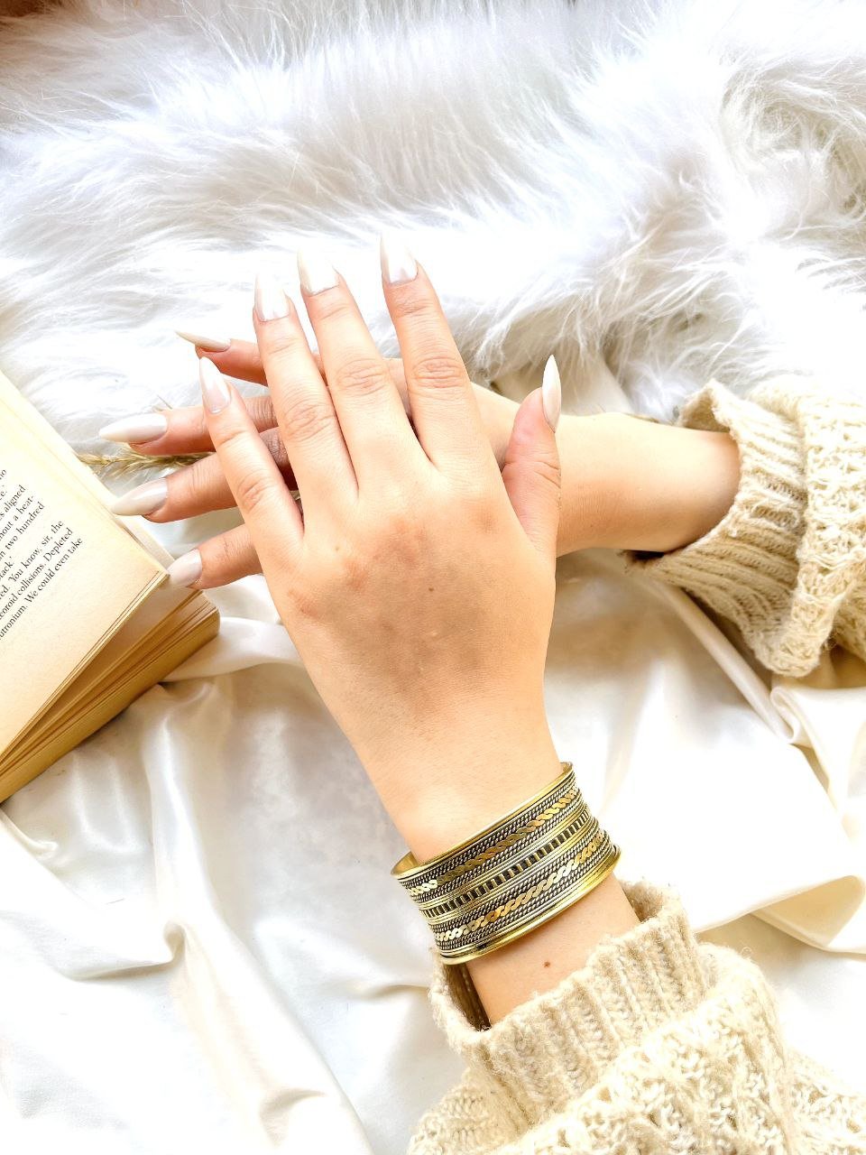 Dilara Bangle - Pure Copper