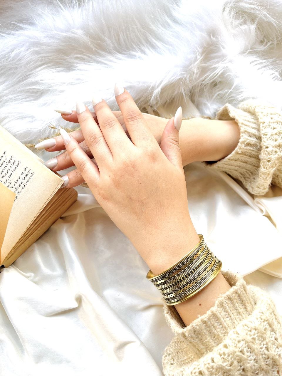 Dilara Bangle - Pure Copper