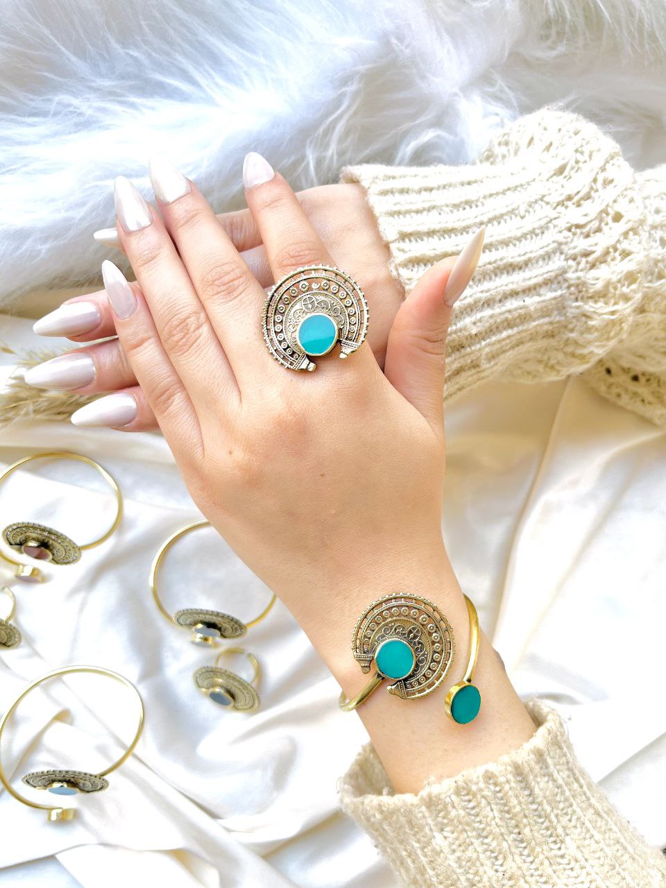 Fayrouz Set – Pure Copper