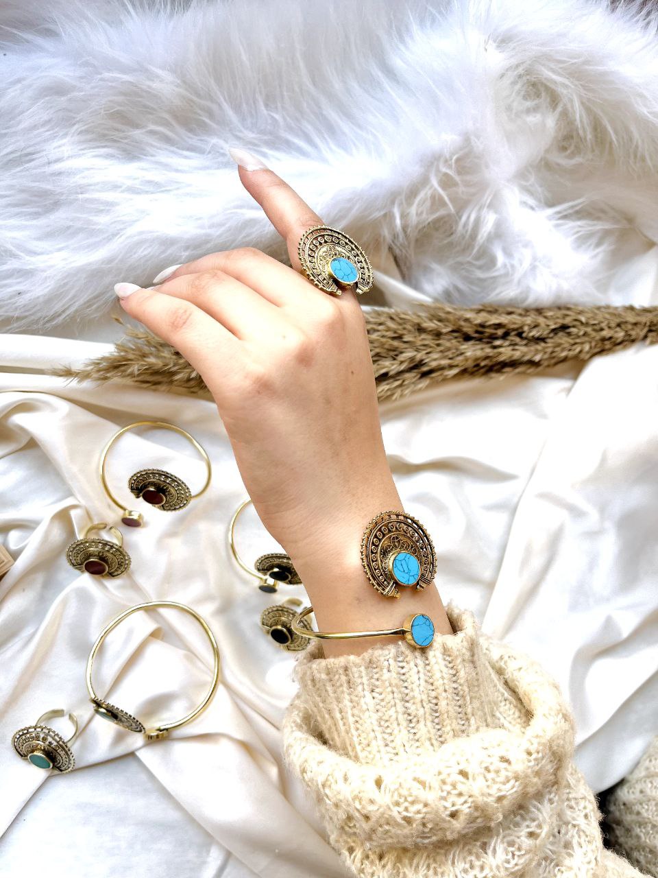 Fayrouz Set – Pure Copper