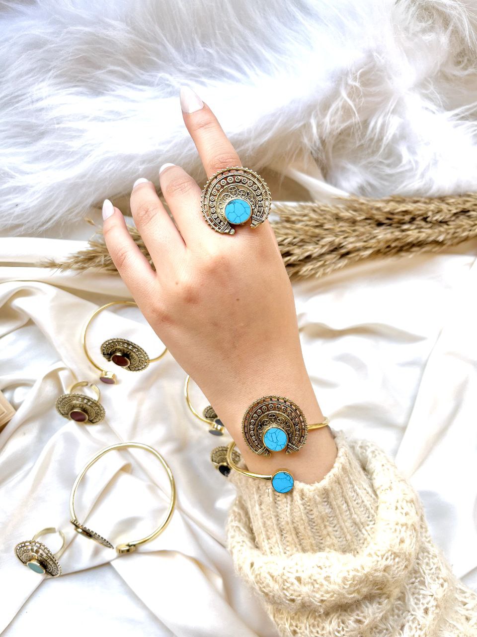 Fayrouz Set – Pure Copper