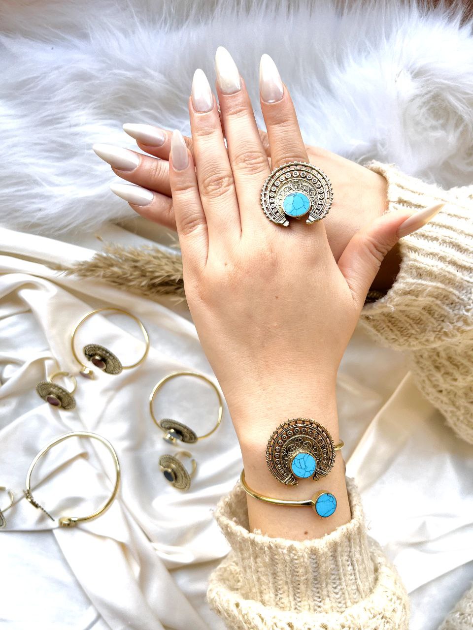 Fayrouz Set – Pure Copper