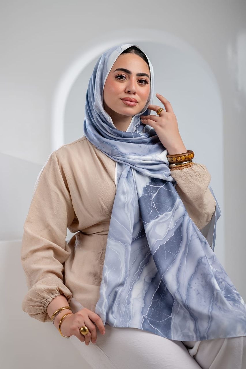 Salma Scarf - Satin Digital