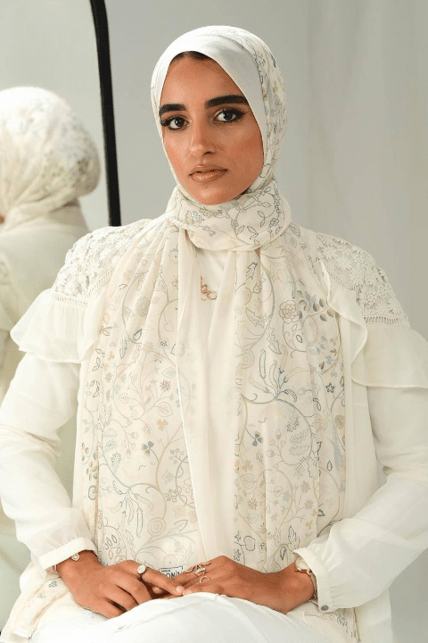 Nayla Scarf - Crepe Chiffon
