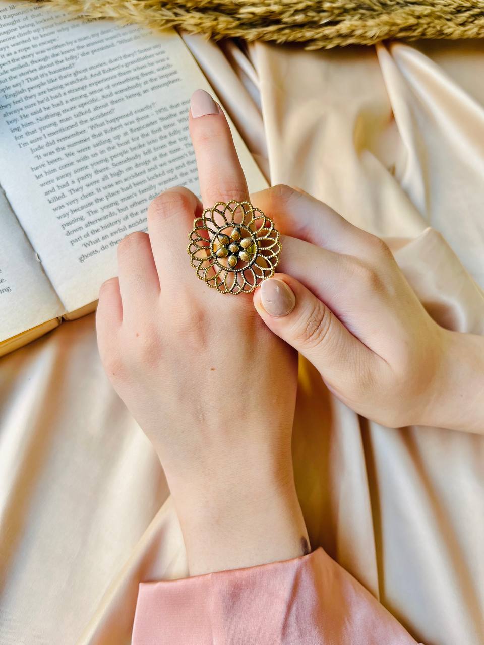 Seyyal Ring - Pure Copper