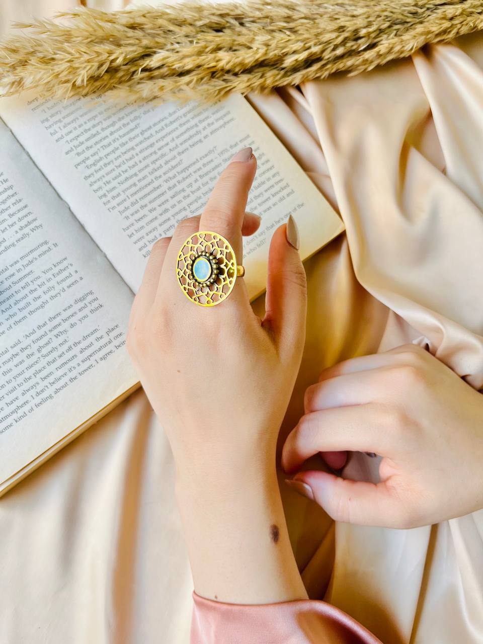 Damla Ring - Pure Copper