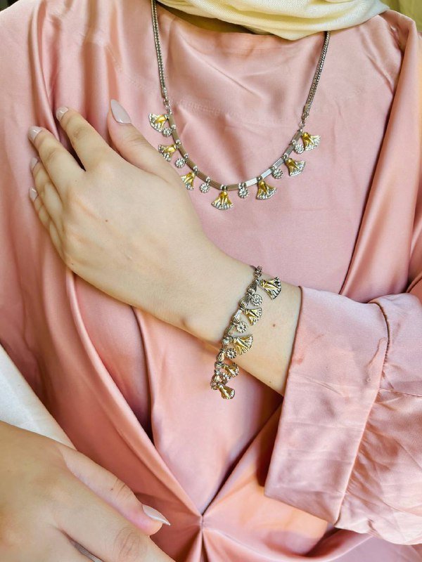 Luxurious And Unique Set - Silver Plated And Gold Plated