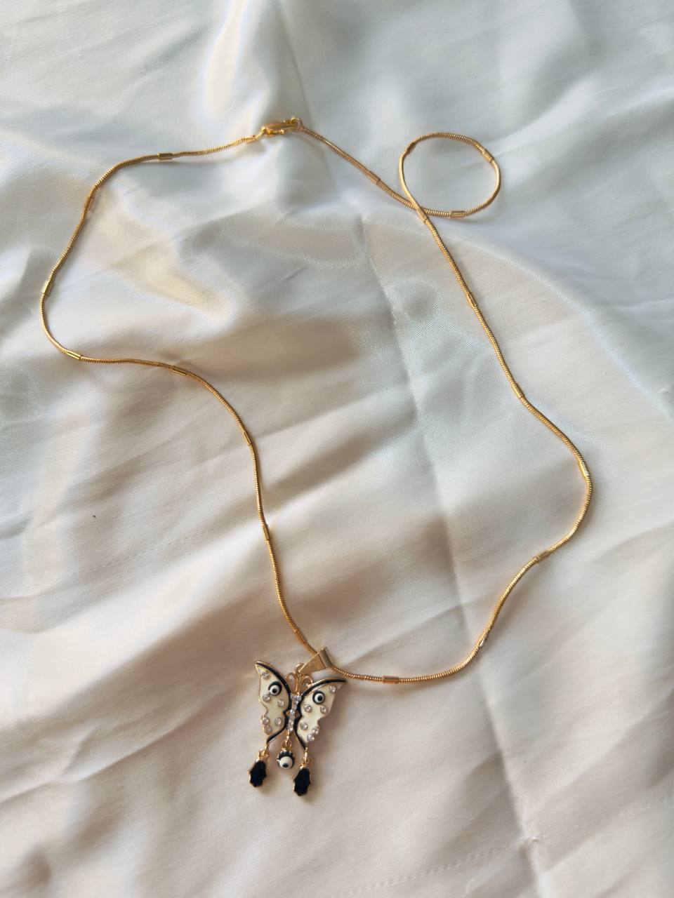 قلادة قلب رقيقة - ستانلس ستيل