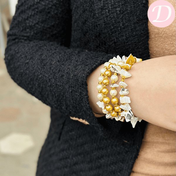 Seashell Set - Gold Metal