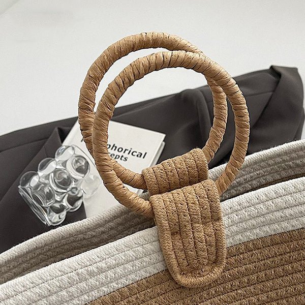 Yomna Beach Bag - Wicker