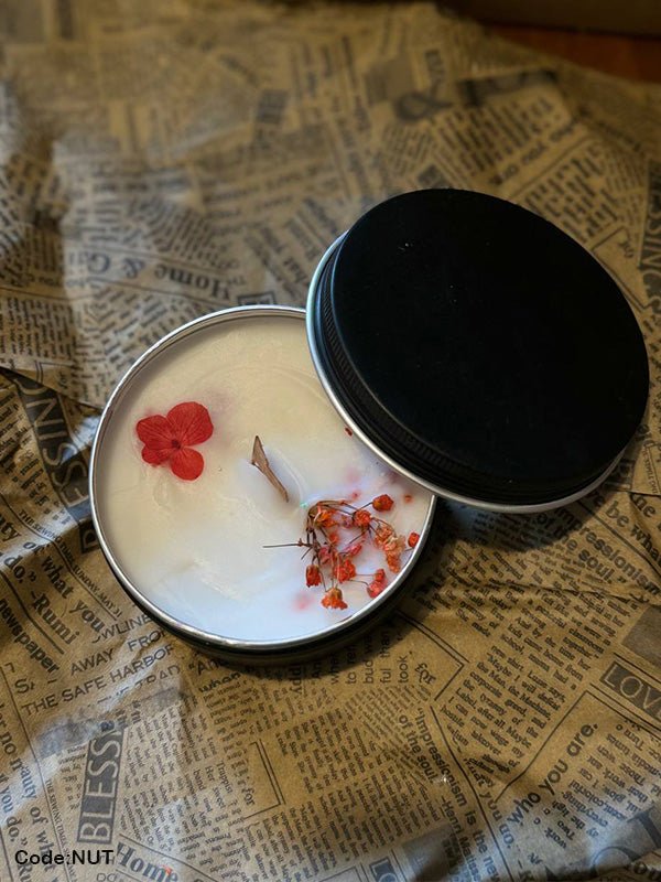 Red Rose Candle