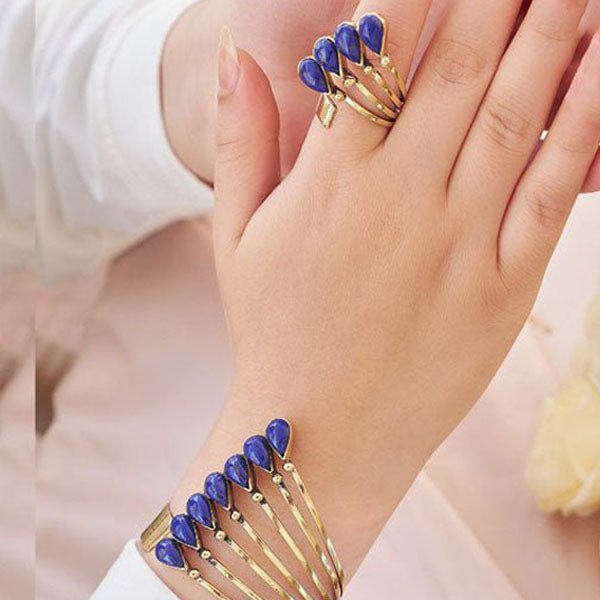 Amar Set - Copper and Agate