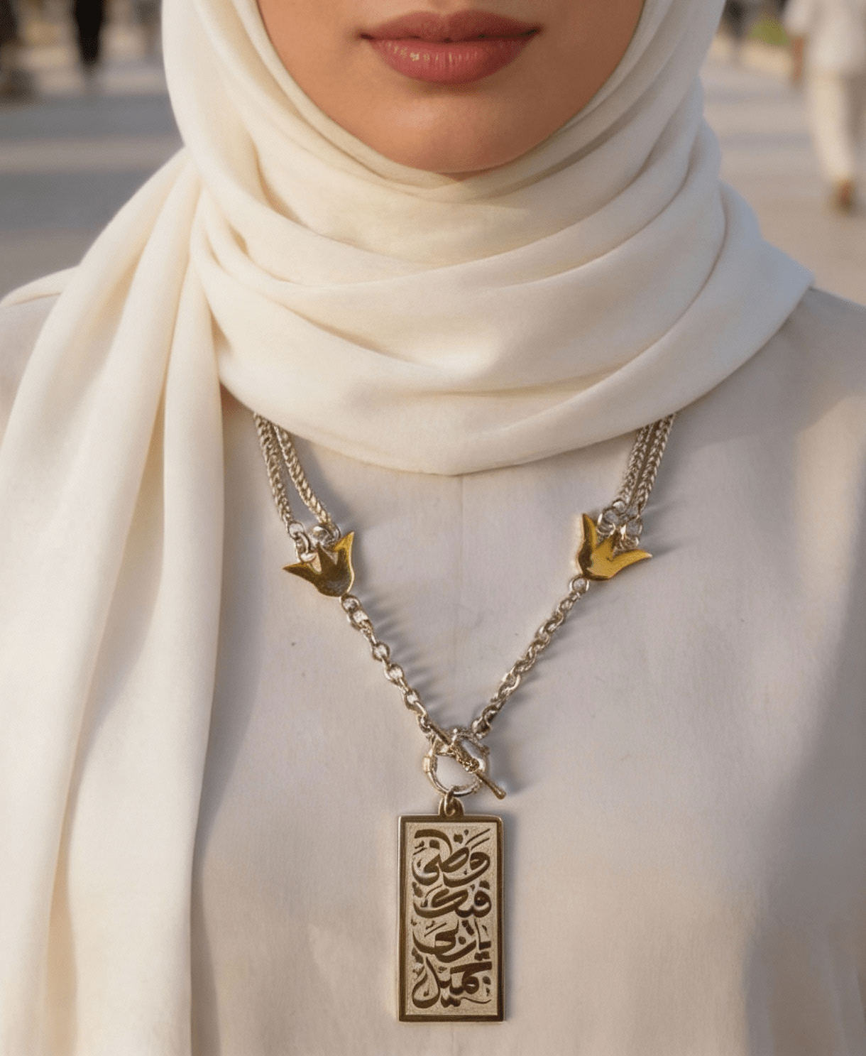 Beautiful Necklace - Silver Plated