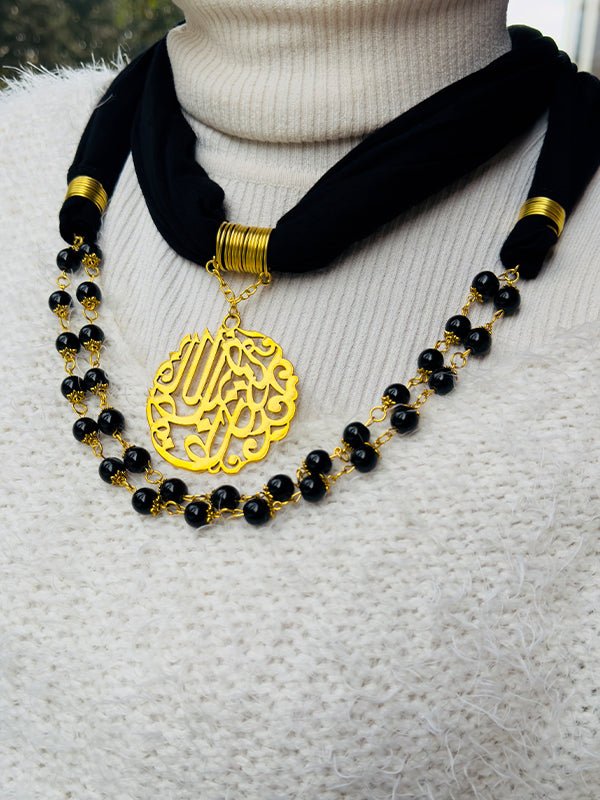 Gharam Necklace Scarf - Cotton