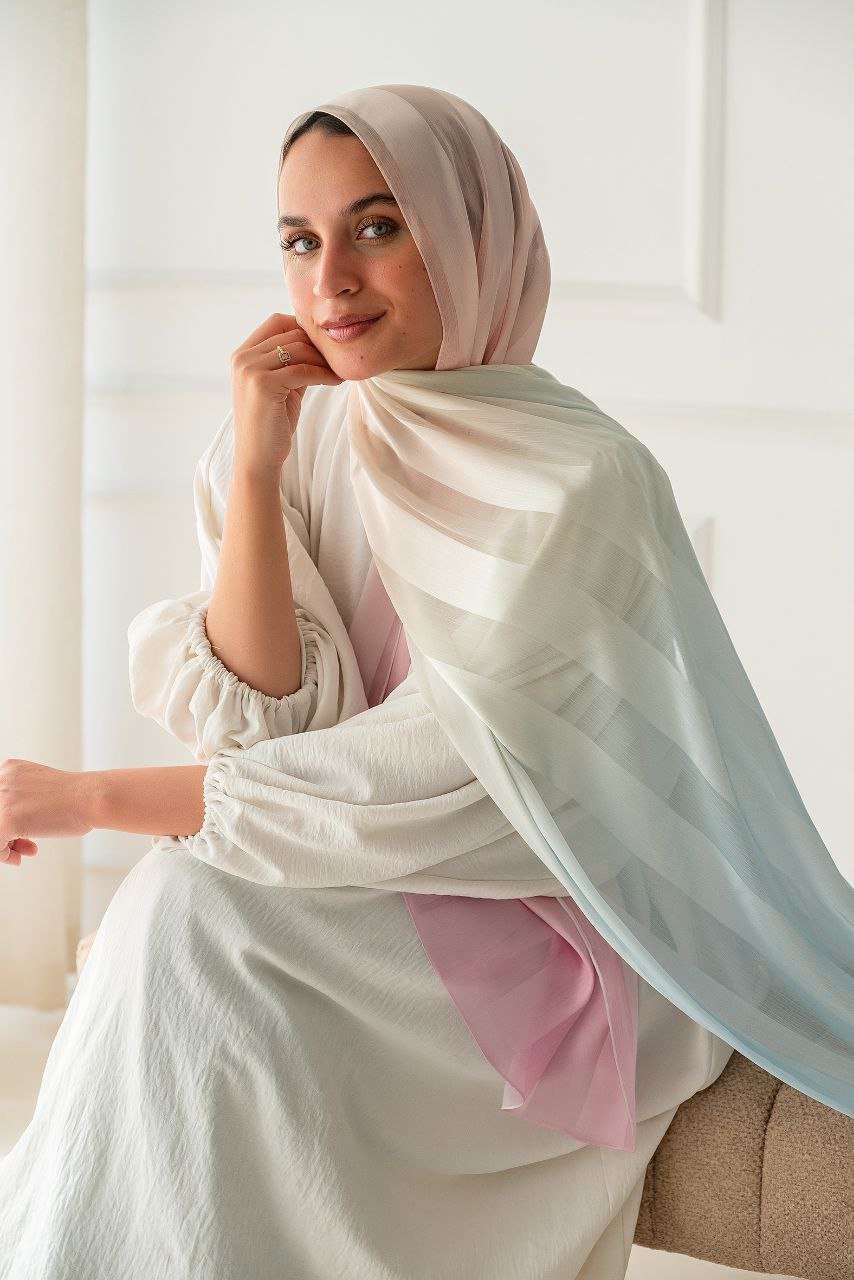 Dalida Scarf - Degrade Dubita * Satin