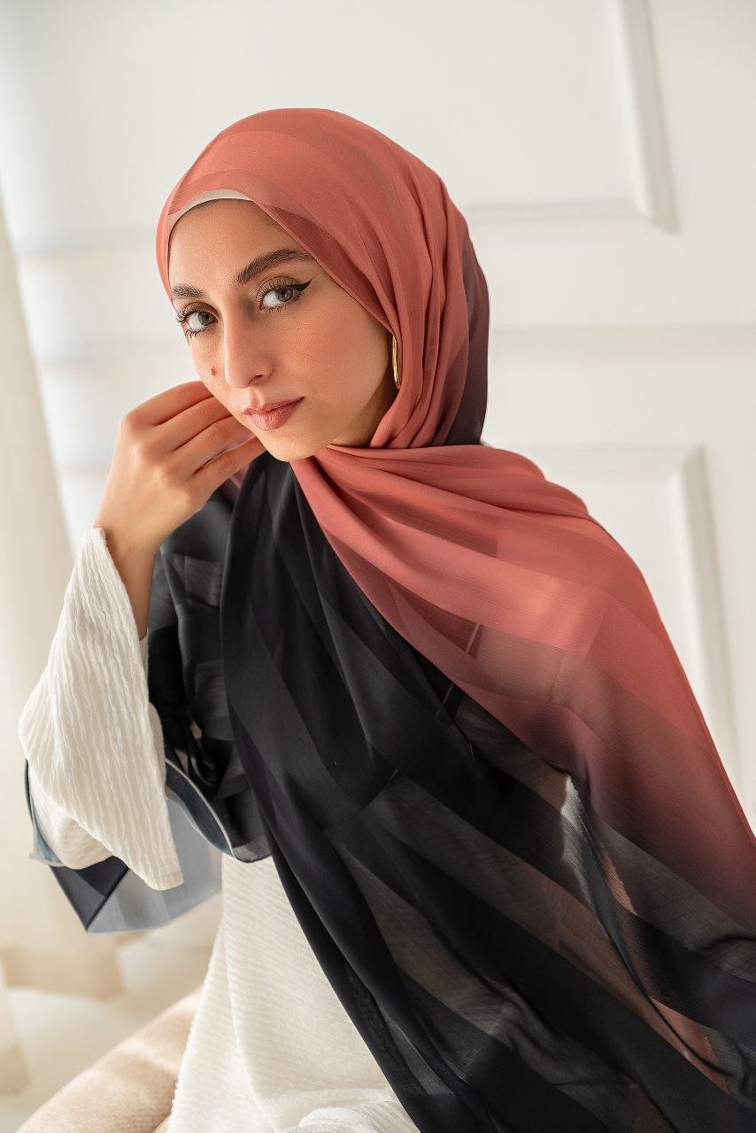 Kamilia Scarf - Degrade Dubita * Satin