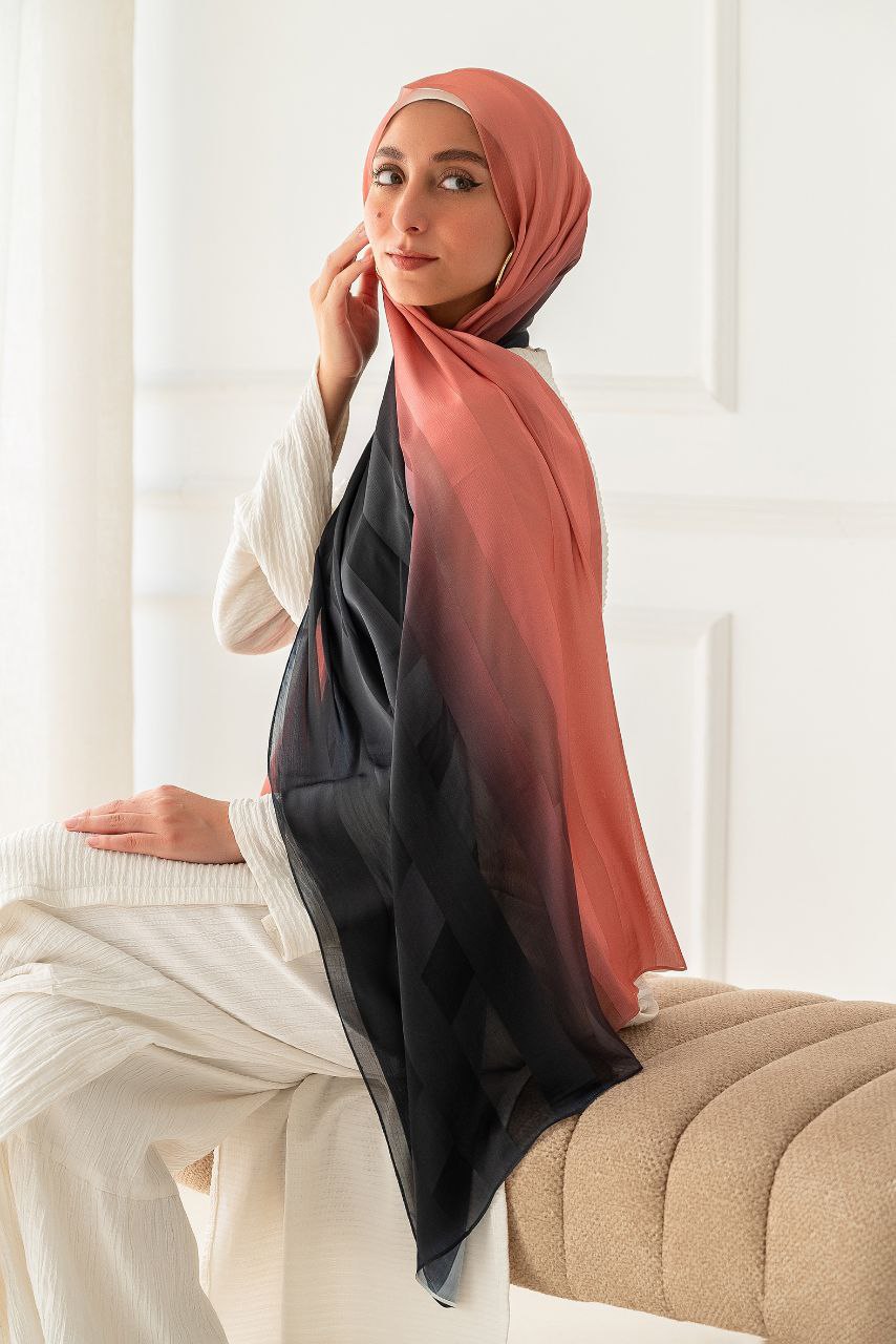 Kamilia Scarf - Degrade Dubita * Satin