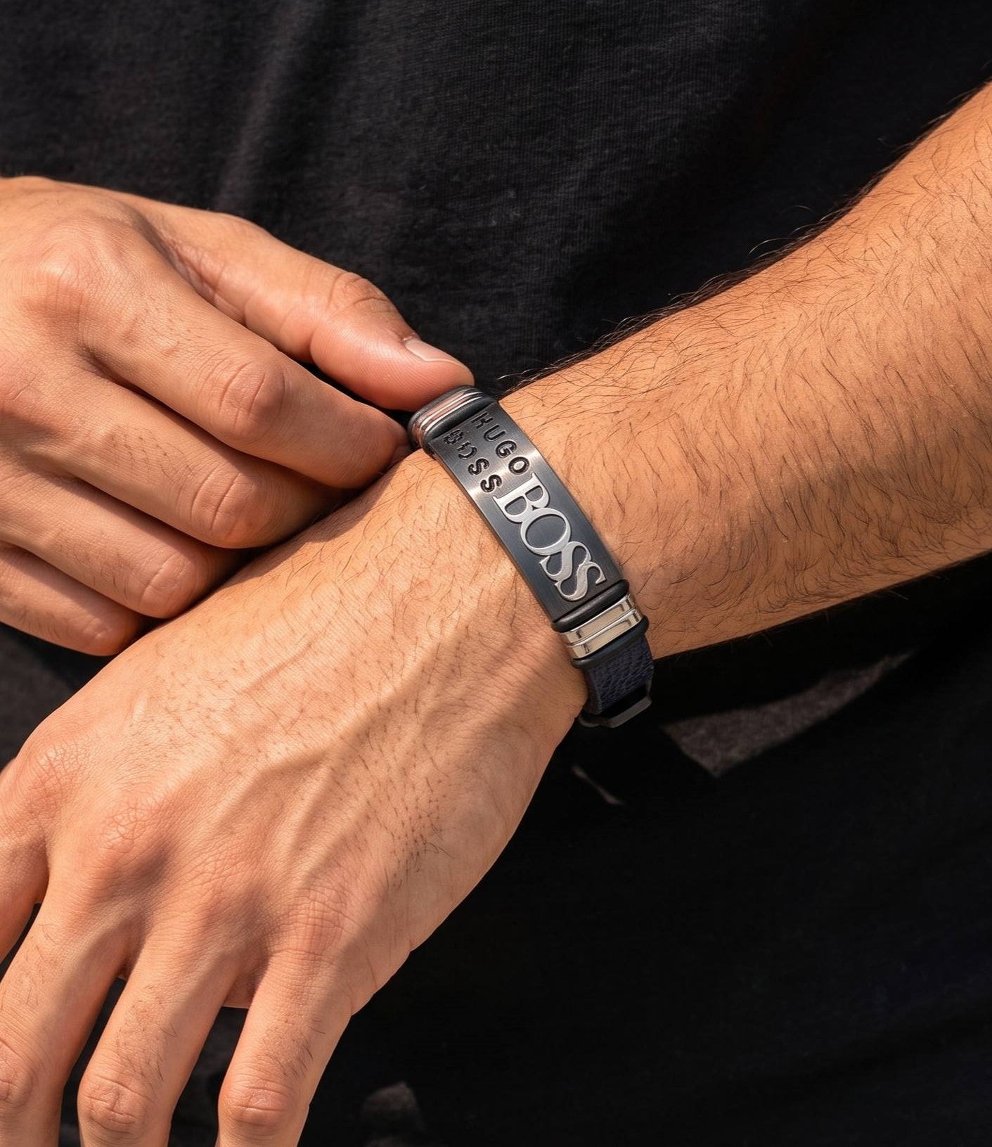 Black Force Men Bracelet - Stainless Steel