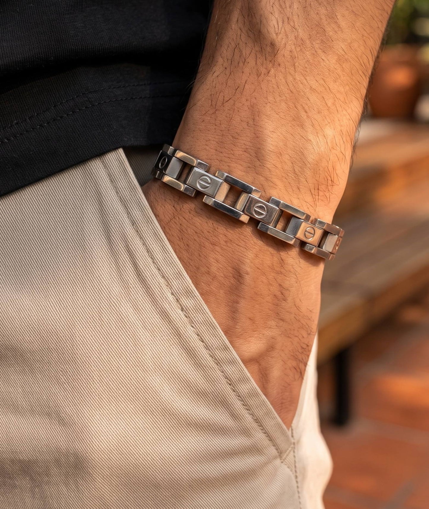 Gentleman Men Bracelet - Stainless Steel
