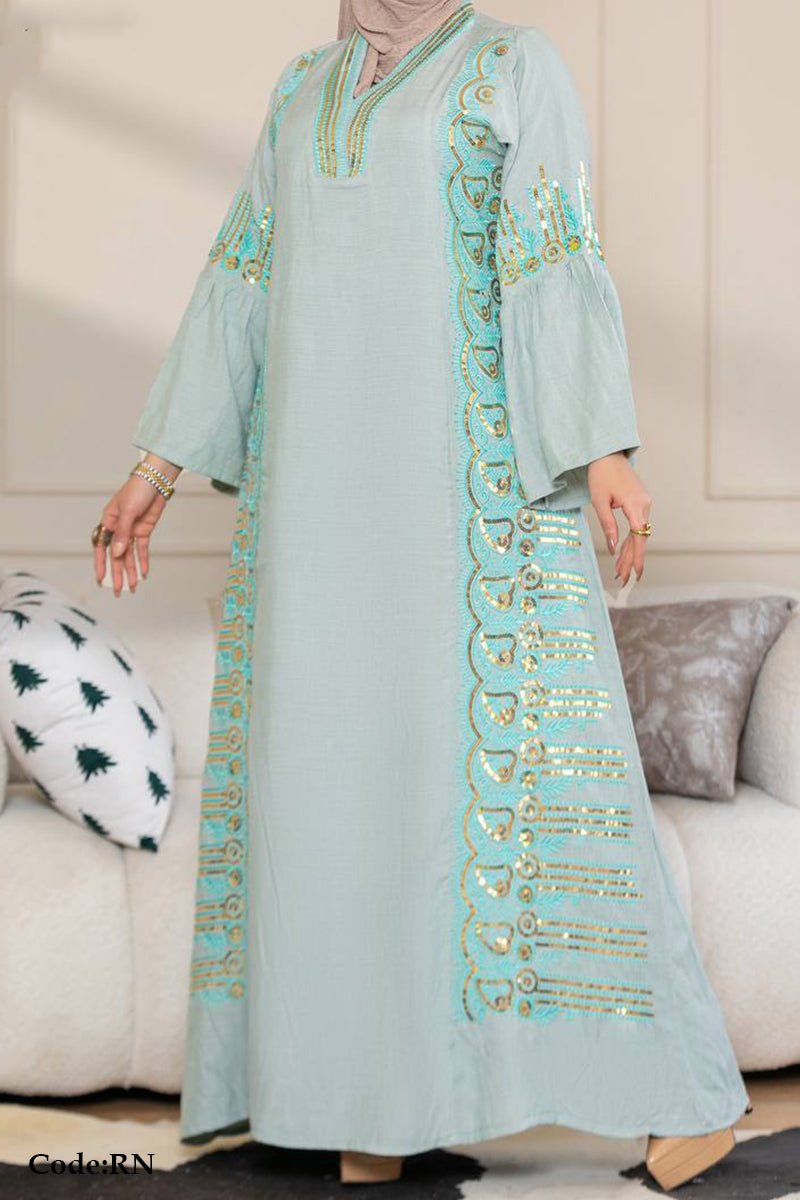 Dora Jalabiya- Linen