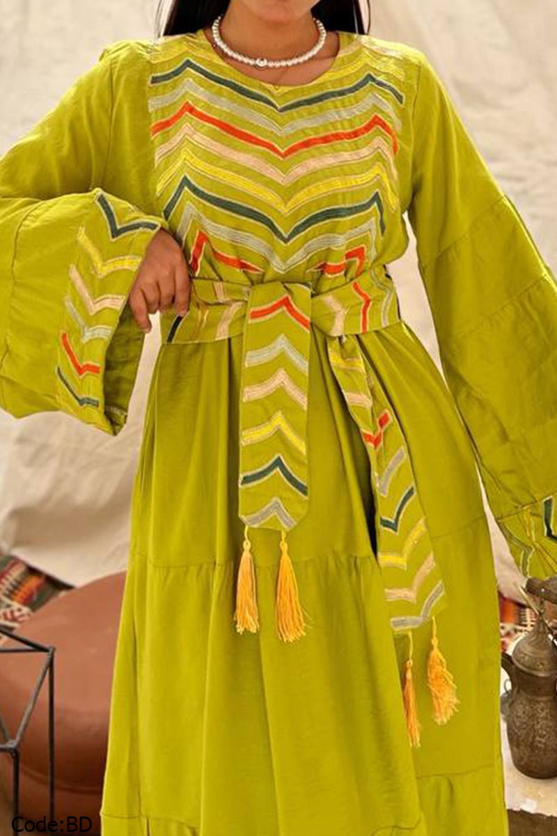 Jasmine Jalabiya - Linen