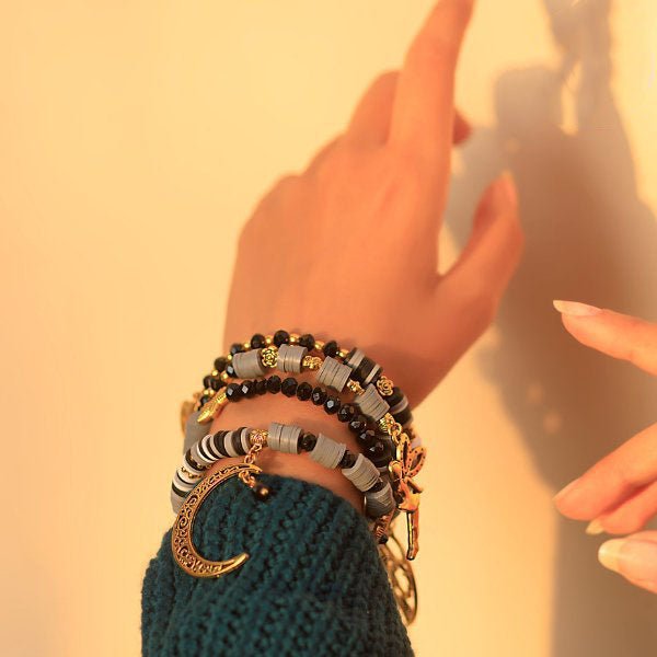 Hasnaa Bracelet - Grey Rubber