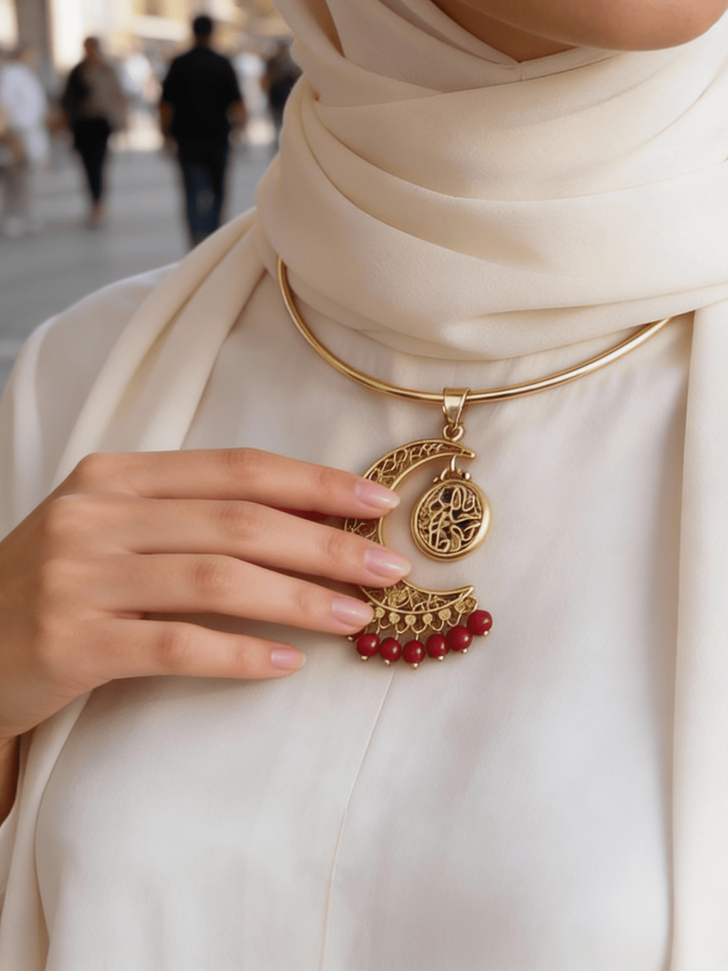 قلادة شمس - نحاس نقي