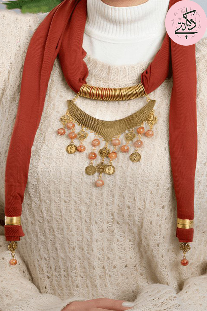 وشاح قلادة سلمى - قطن