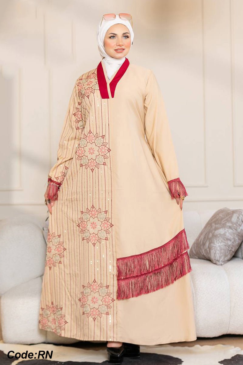 Rosa Jalabiya- Cotton
