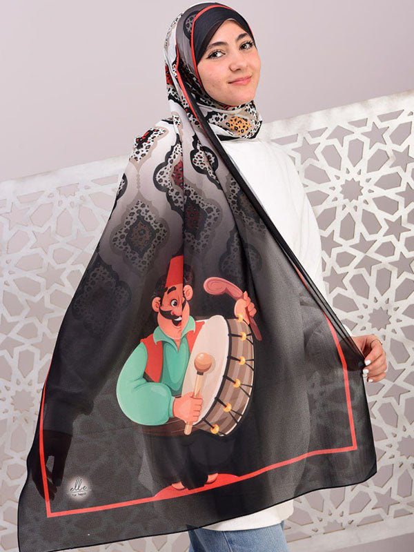 وشاح سمر - كريب شيفون