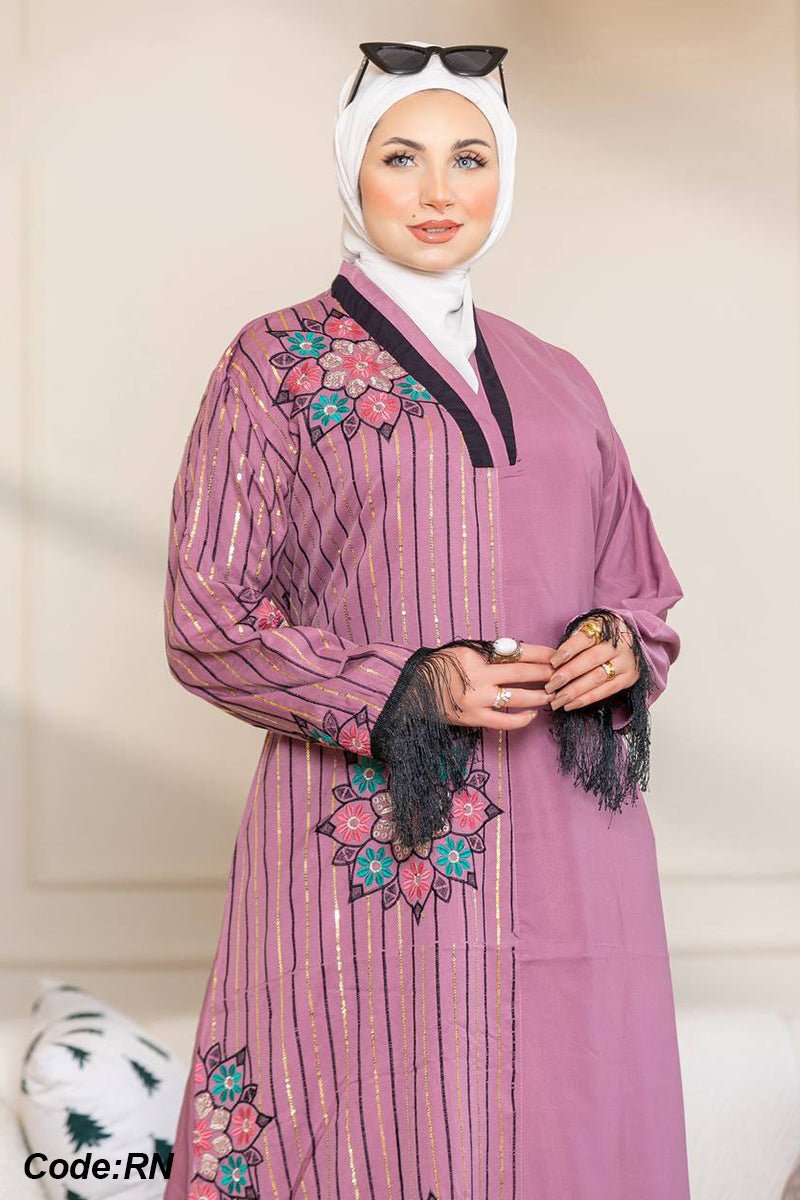Rosa Jalabiya- Cotton