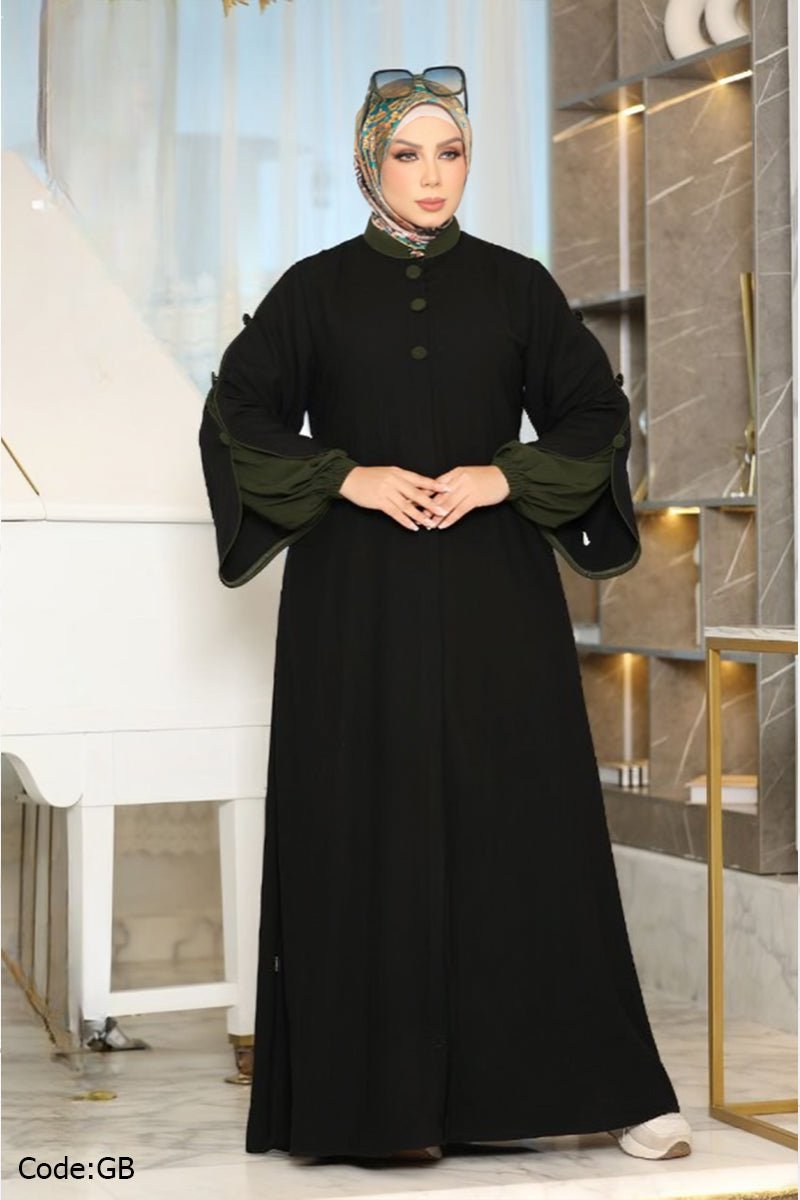 Istabraq Abaya - Crepe