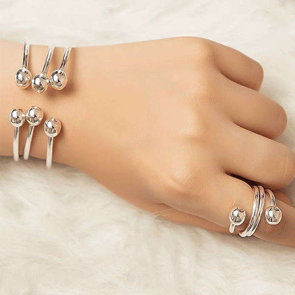 Sandra Elegant Set - Silver Plated