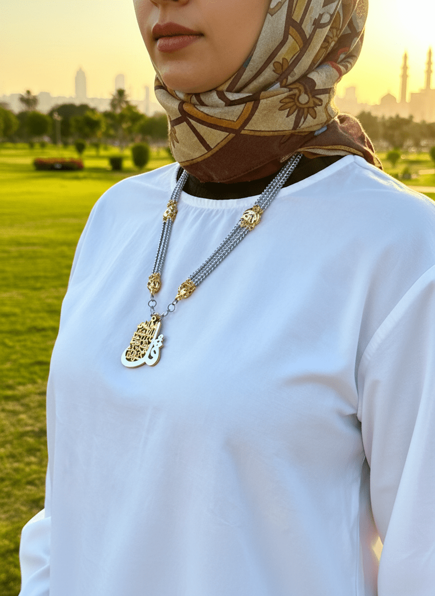 Sahar Necklace - Silver & Gold Plated