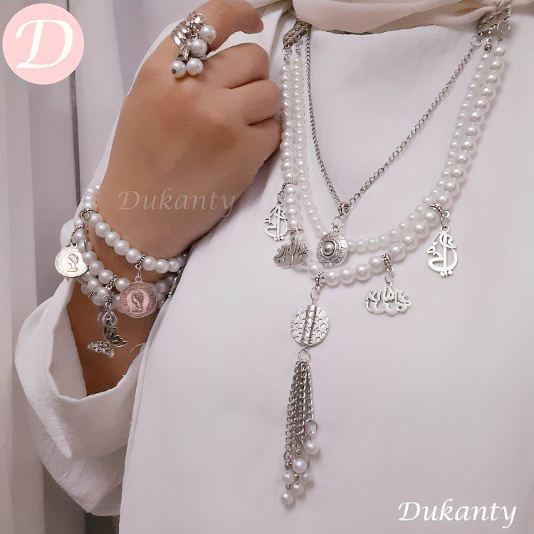 طقم حنان - أحجار اللؤلؤ