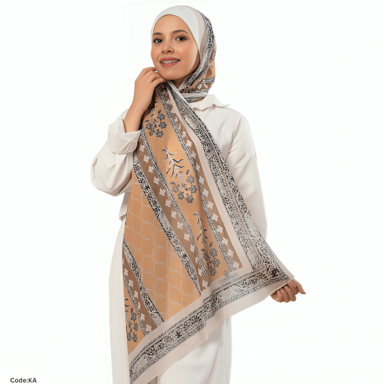 وشاح مروة - كريب شيفون