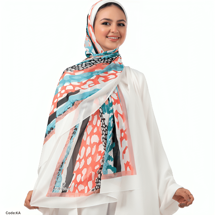 وشاح هبة - كريب شيفون