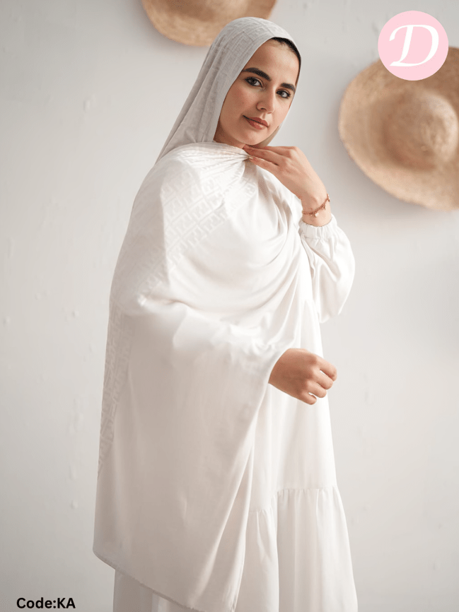 وشاح ريم - قطن كويتي خالص