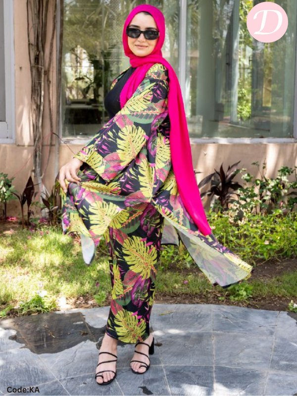 بدلة نور كاجوال - ساتان