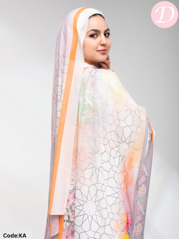 Kiara Scarf - Crepe Digital
