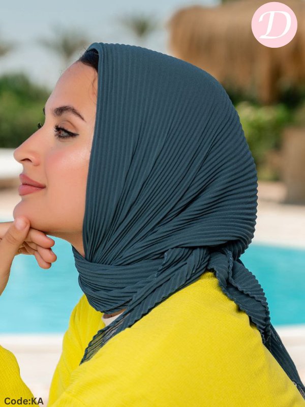 Lama Plissea Scarf - Crepe Chiffon