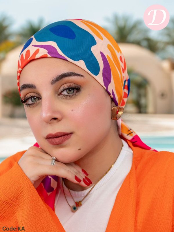 وشاح آية - قطن وساتان