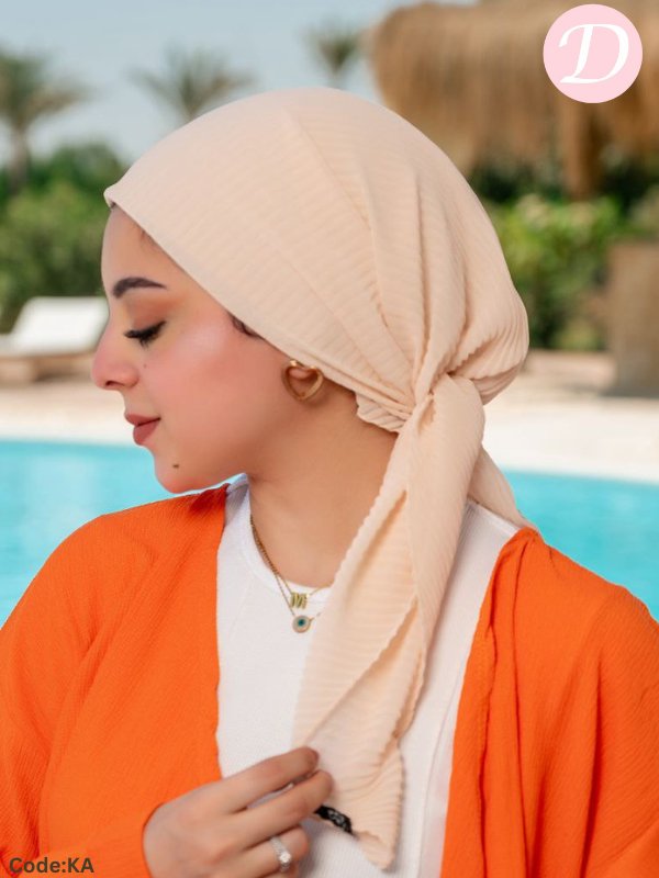 Lama Plissea Scarf - Crepe Chiffon