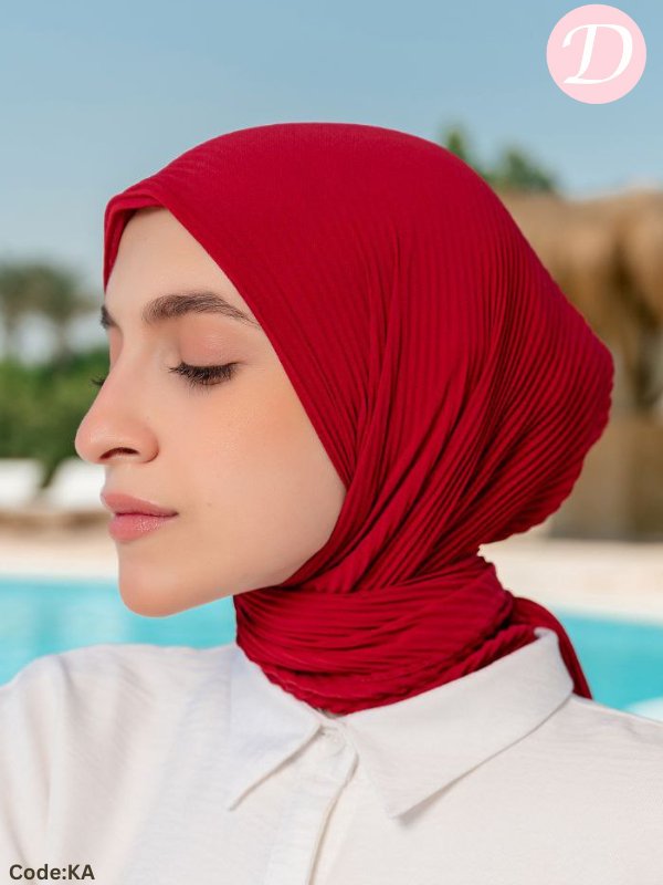 Lama Plissea Scarf - Crepe Chiffon