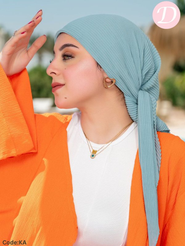 Lama Plissea Scarf - Crepe Chiffon