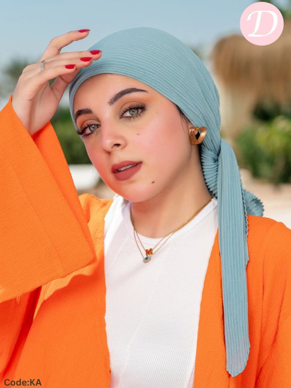 Lama Plissea Scarf - Crepe Chiffon